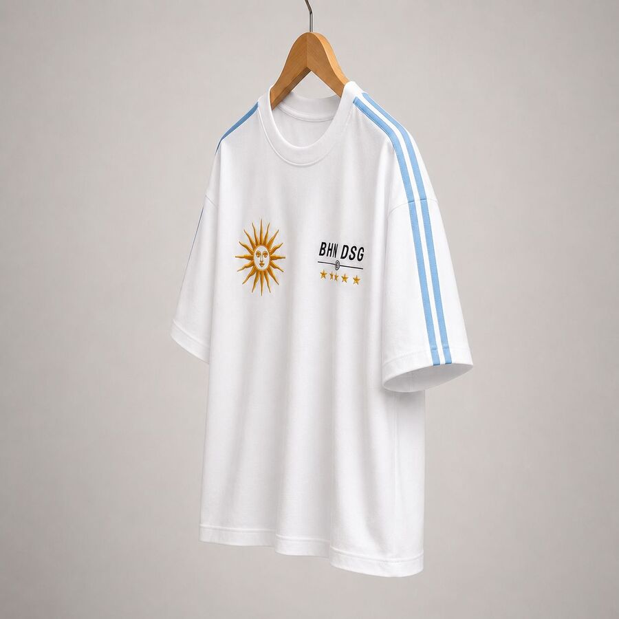 Remera Blanca Uruguay