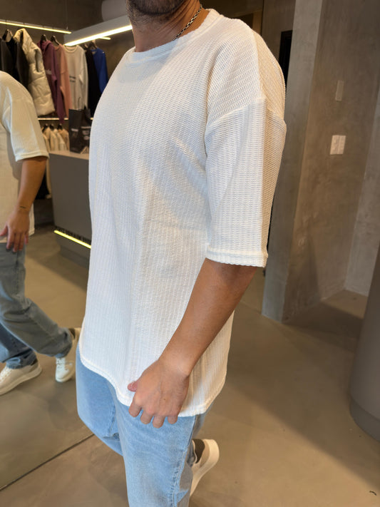 Remera Over Mykonos White