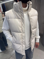 Chaleco Puffer Beige
