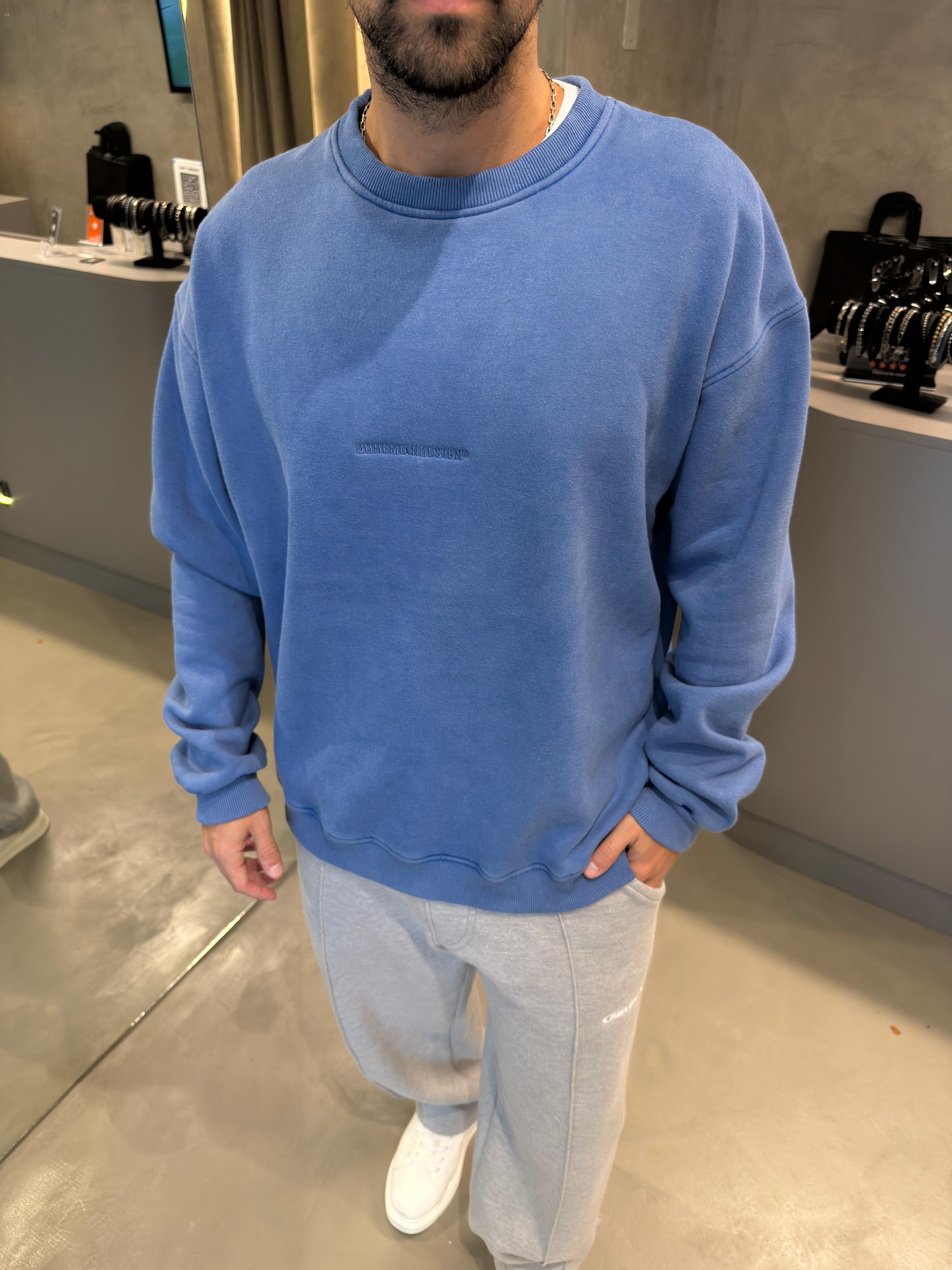 Buzo Lavado Azul