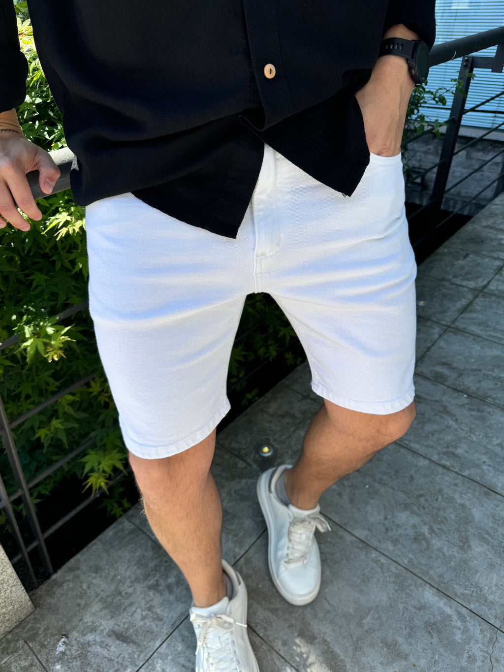 Bermuda Skinny White
