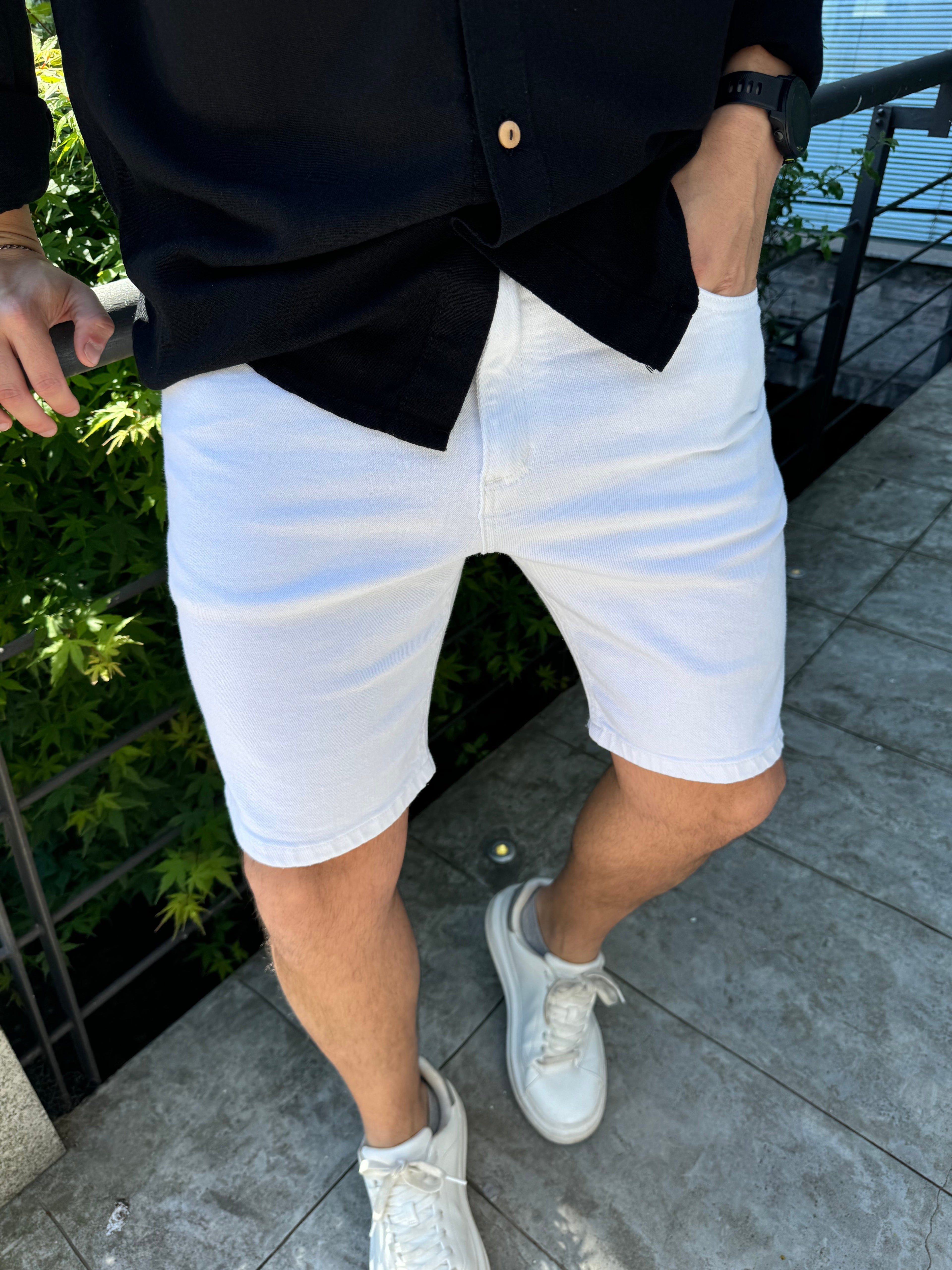 Bermuda Skinny White