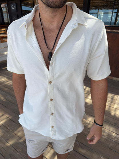 Camisa Waffle White