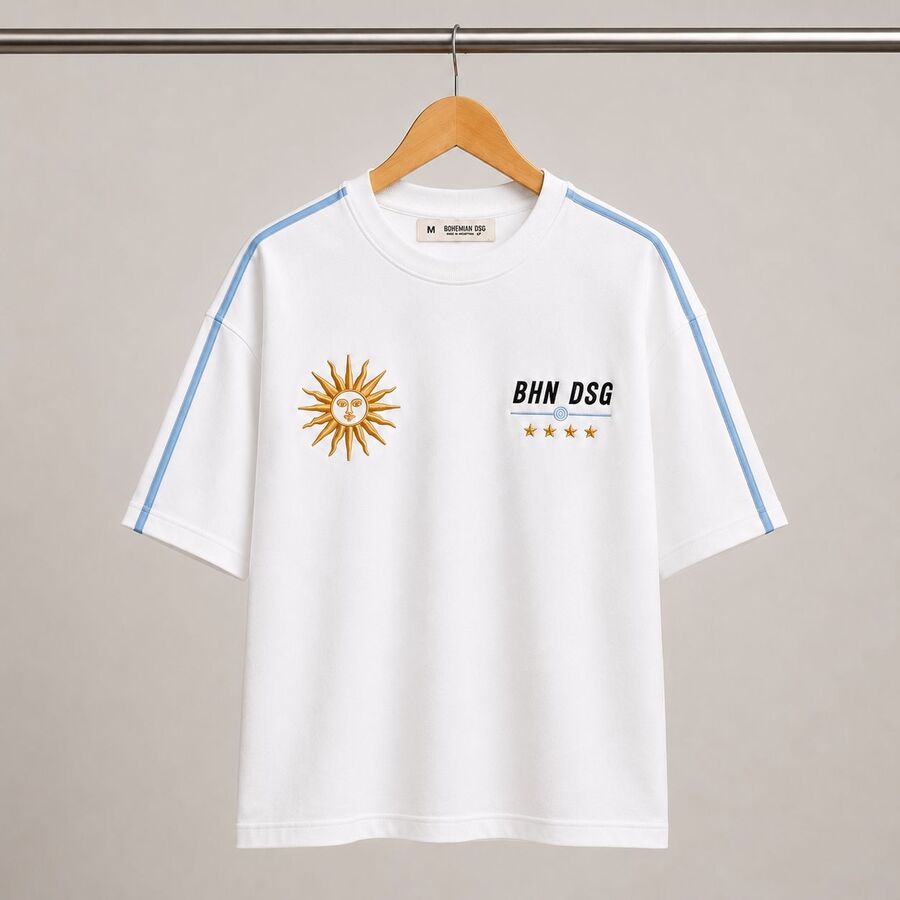 Remera Blanca Uruguay