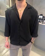 Camisa Fibrana Negra