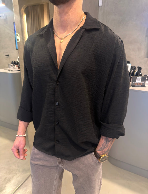 Camisa Fibrana Negra