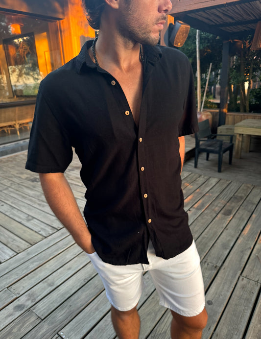 Camisa M/corta Black