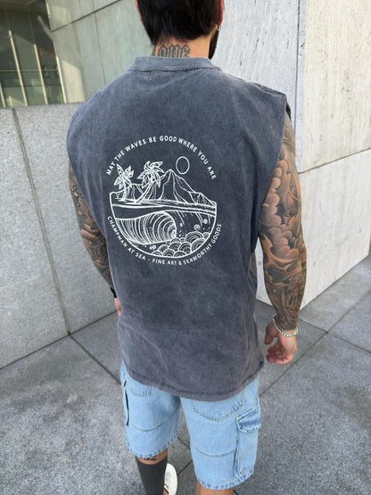 Musculosa Lavada Waves