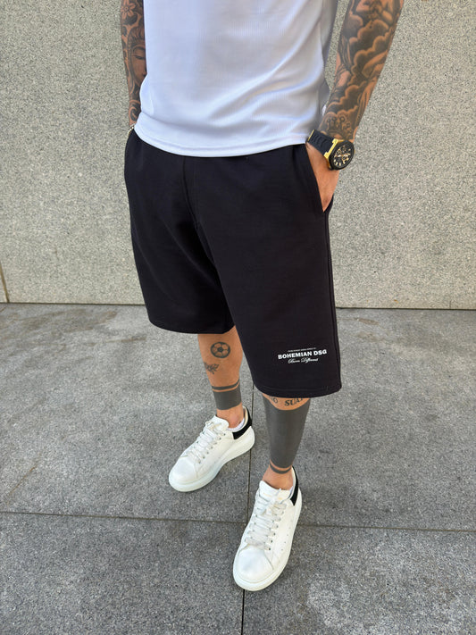 Bermuda BAGGY Deportiva Negro