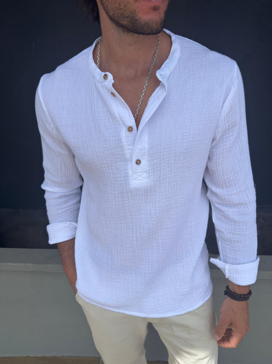 Camisola Muselina Slim White