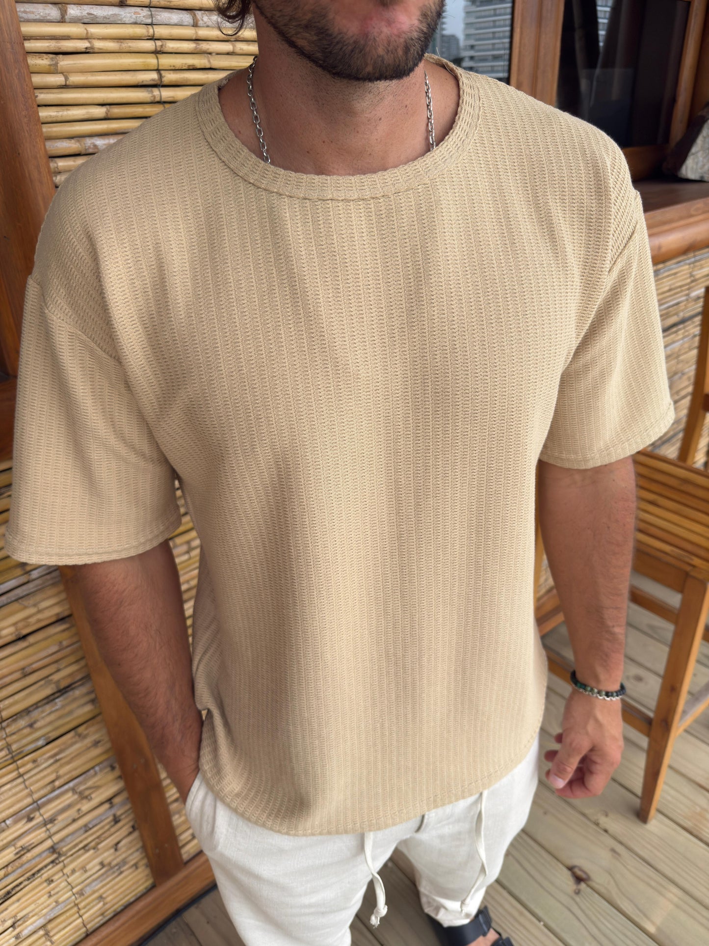 Remera Mykonos Beige