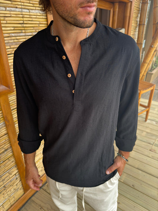 Camisola Mao Black