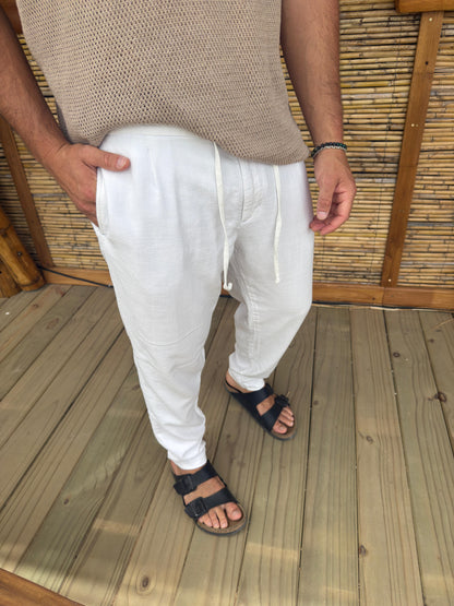 Pantalón Lino White