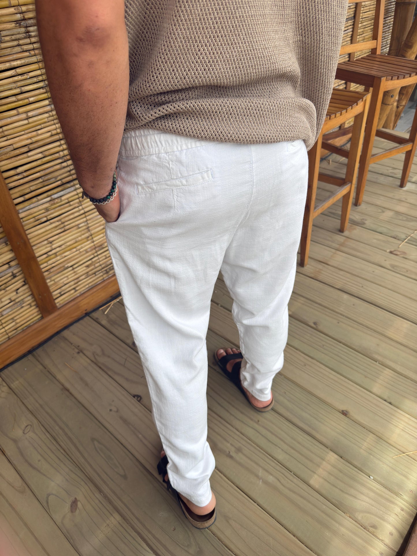 Pantalón Lino White