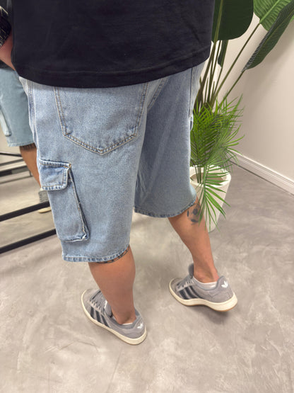 Bermuda Super BAGGY Cargo Jean
