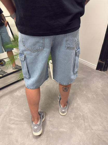 Bermuda Super BAGGY Cargo Jean