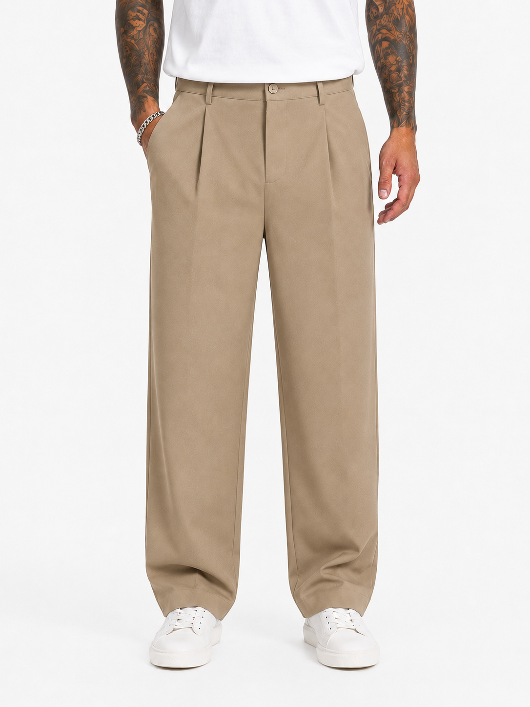 Pantalón Sastrero Beige