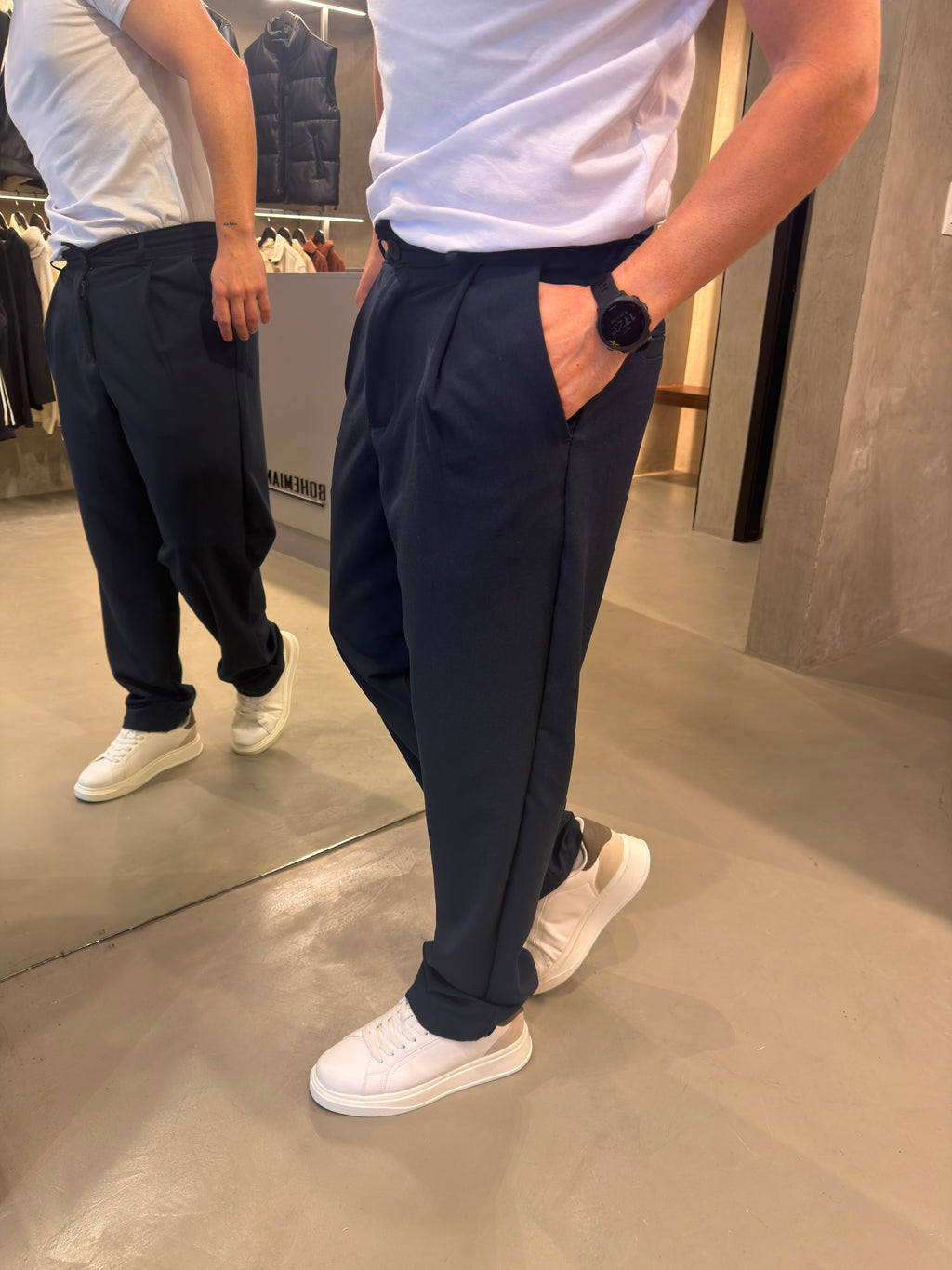 Pantalón Sastrero Azul Marino