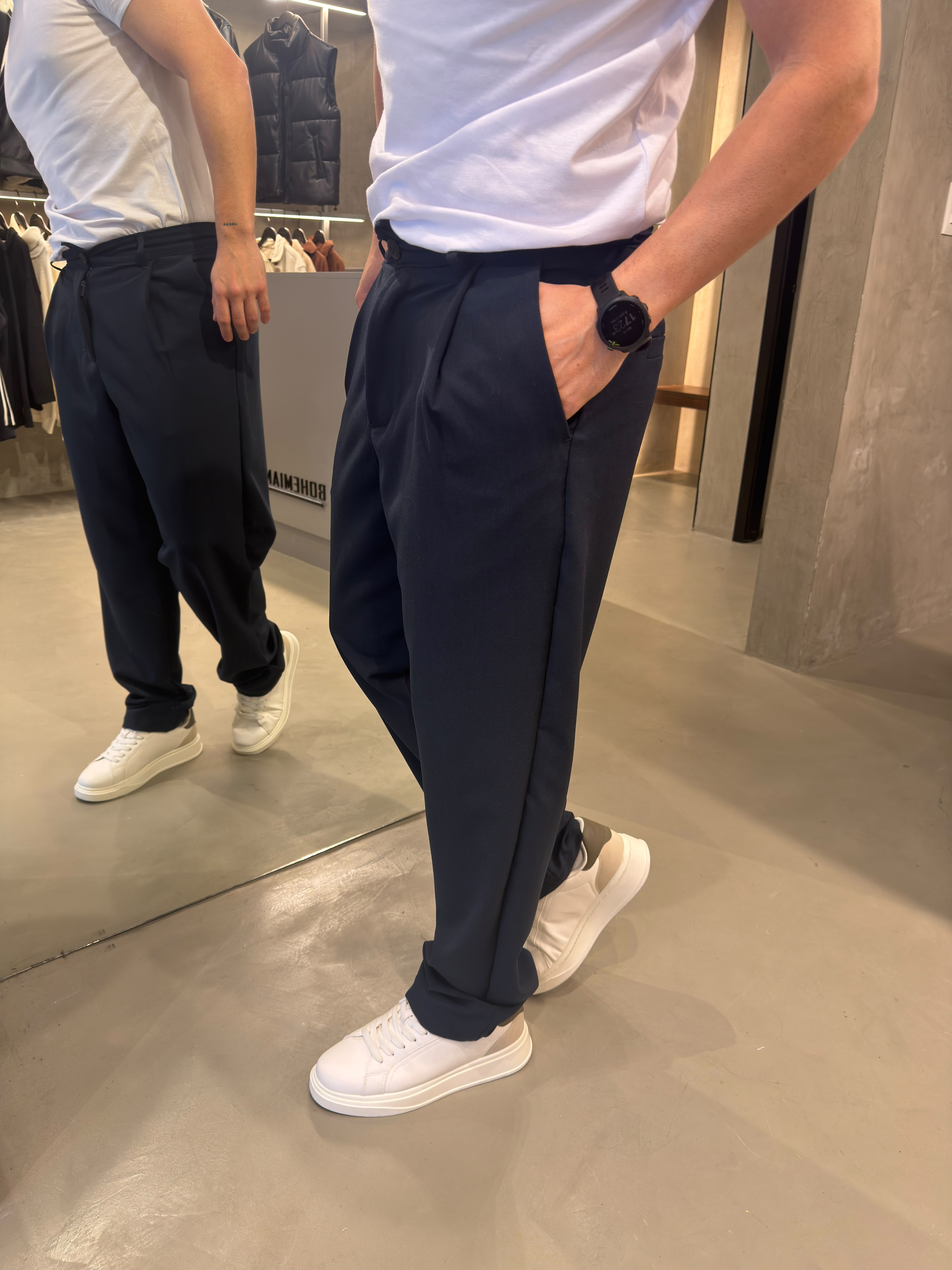 Pantalón Sastrero Azul Marino