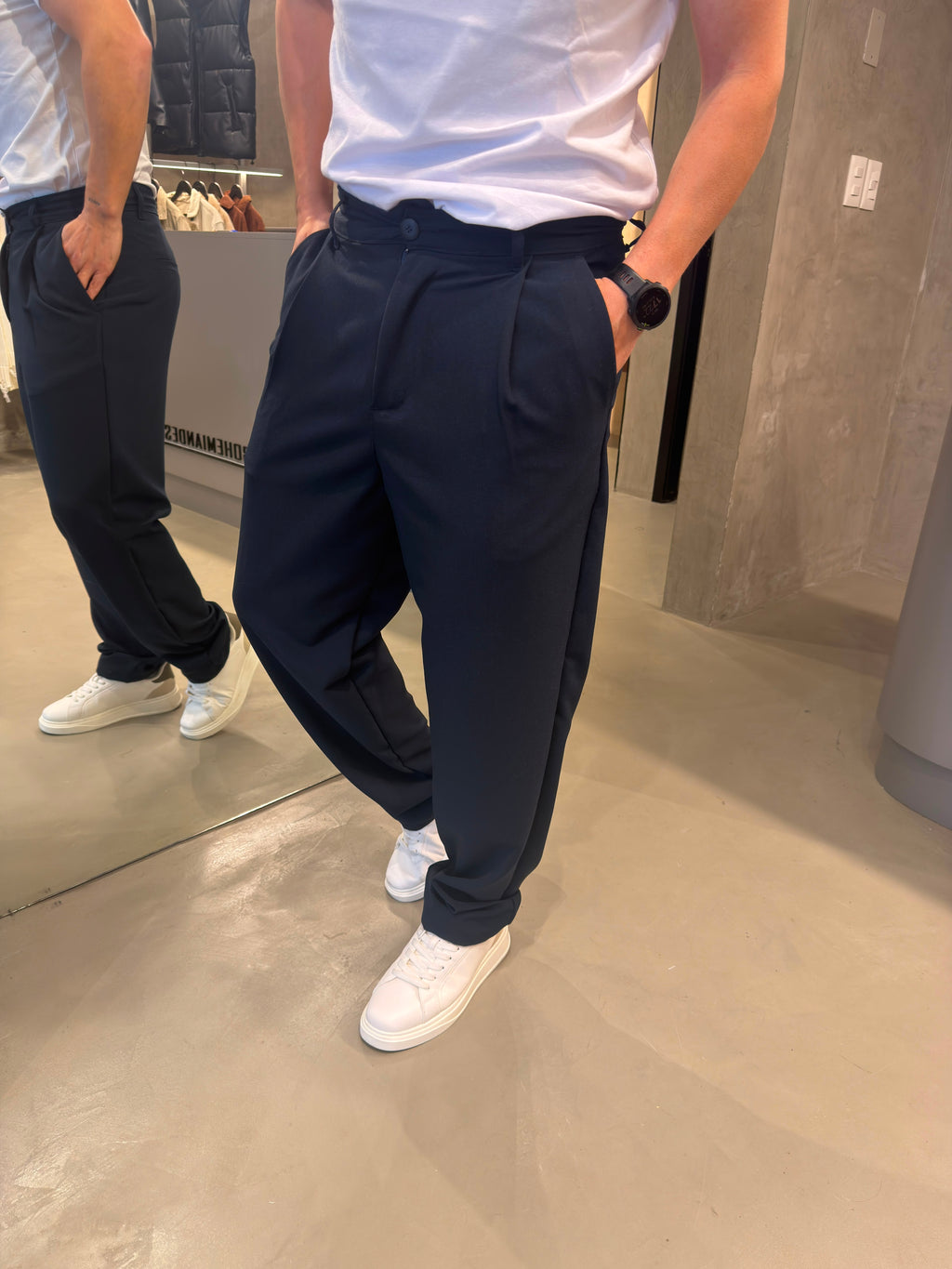 Pantalón Sastrero Azul Marino