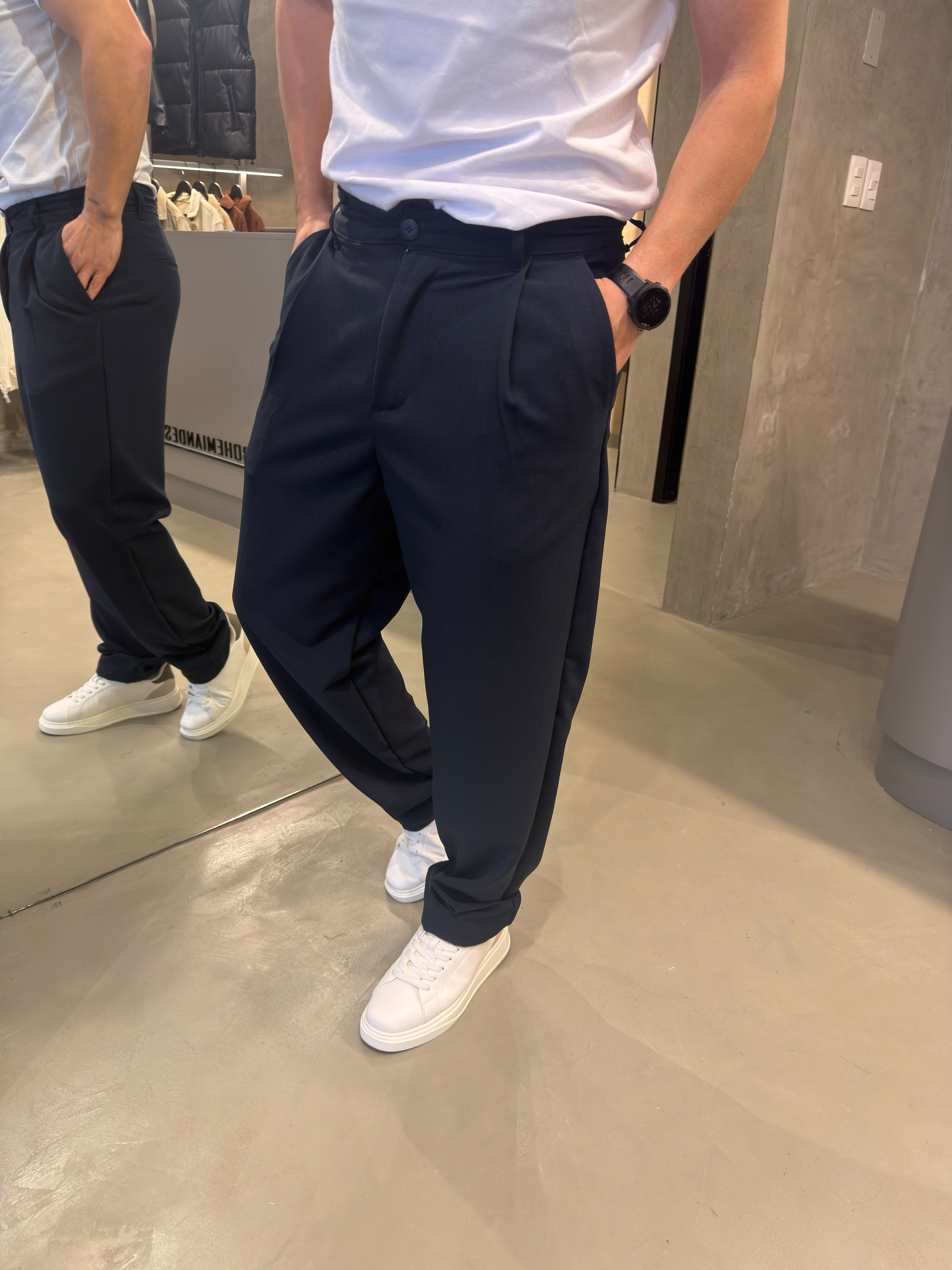 Pantalón Sastrero Azul Marino