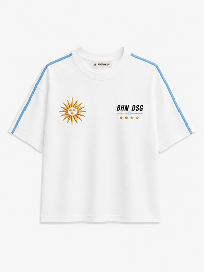 Remera Blanca Uruguay