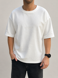 Remera Over Off White
