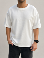 Remera Algodón Pesado Off White