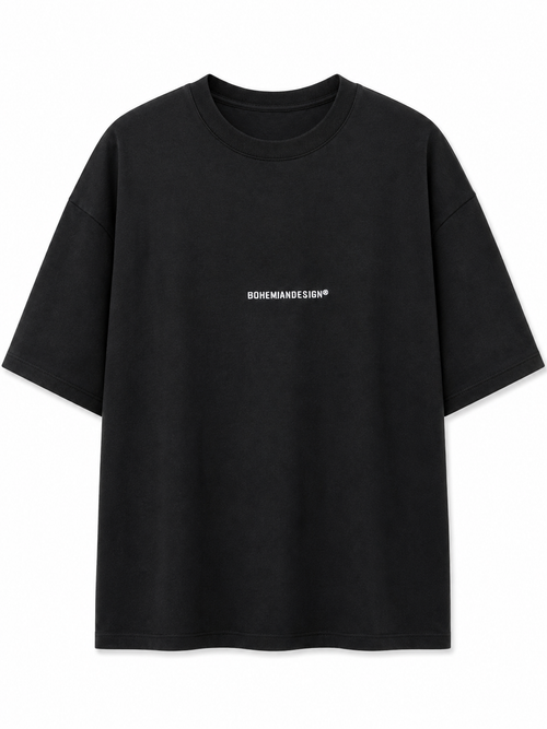 Remera Algodón Pesado Black