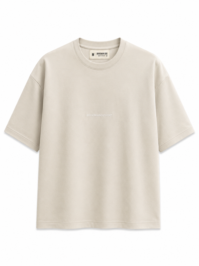 Remera Algodón Pesado Beige