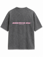 Remera Over Lavada BHN Rosa