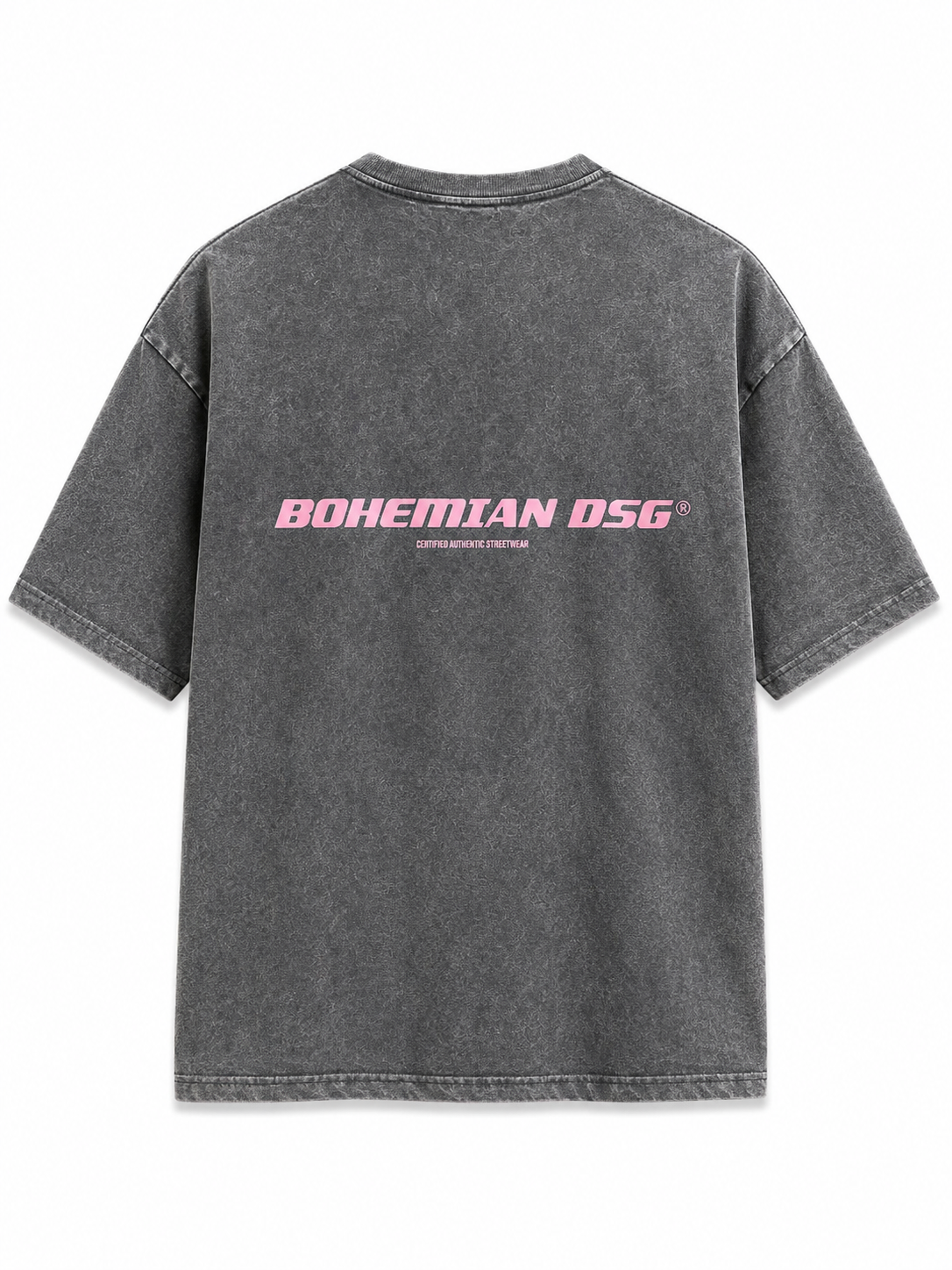 Remera Over Lavada BHN Rosa