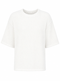 Remera Súper Over Tejida Blanca