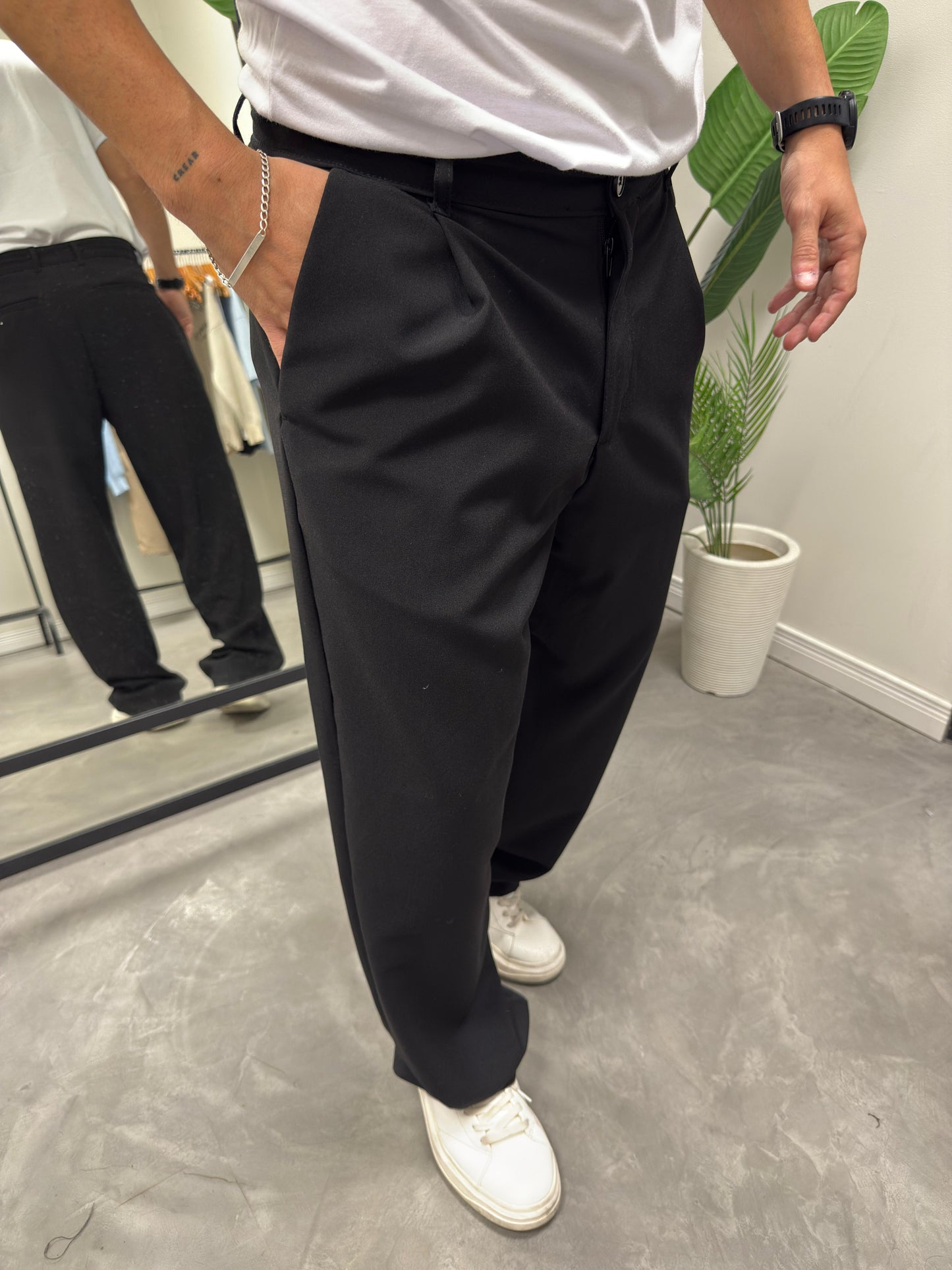 Pantalón BAGGY Sastrero Negro