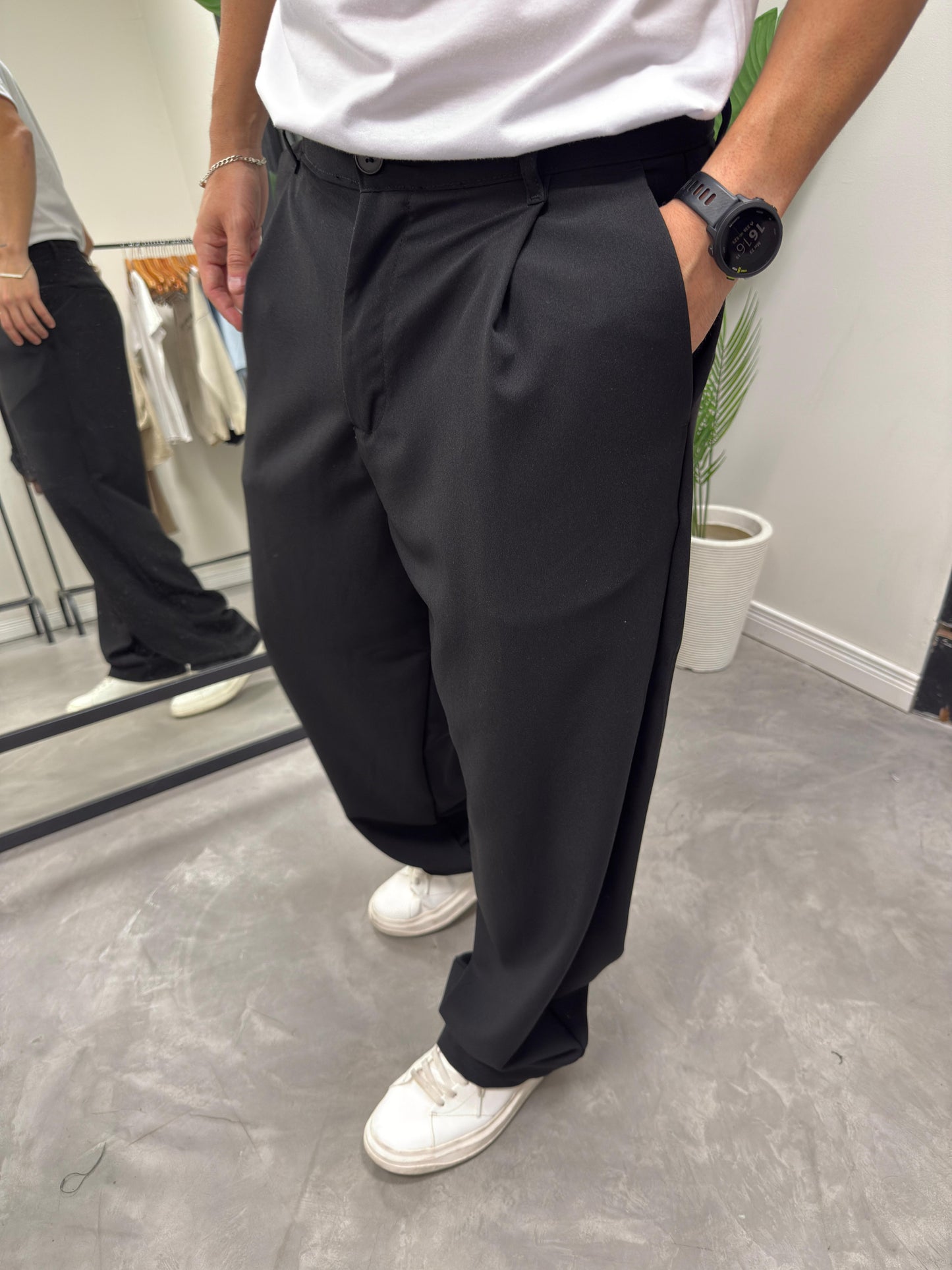 Pantalón BAGGY Sastrero Negro
