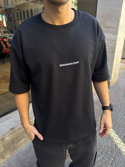 Remera Algodón Pesado Black