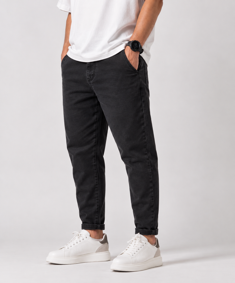 Slouchy Black Gastado