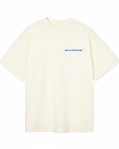 Remera Over BHN Off Blue