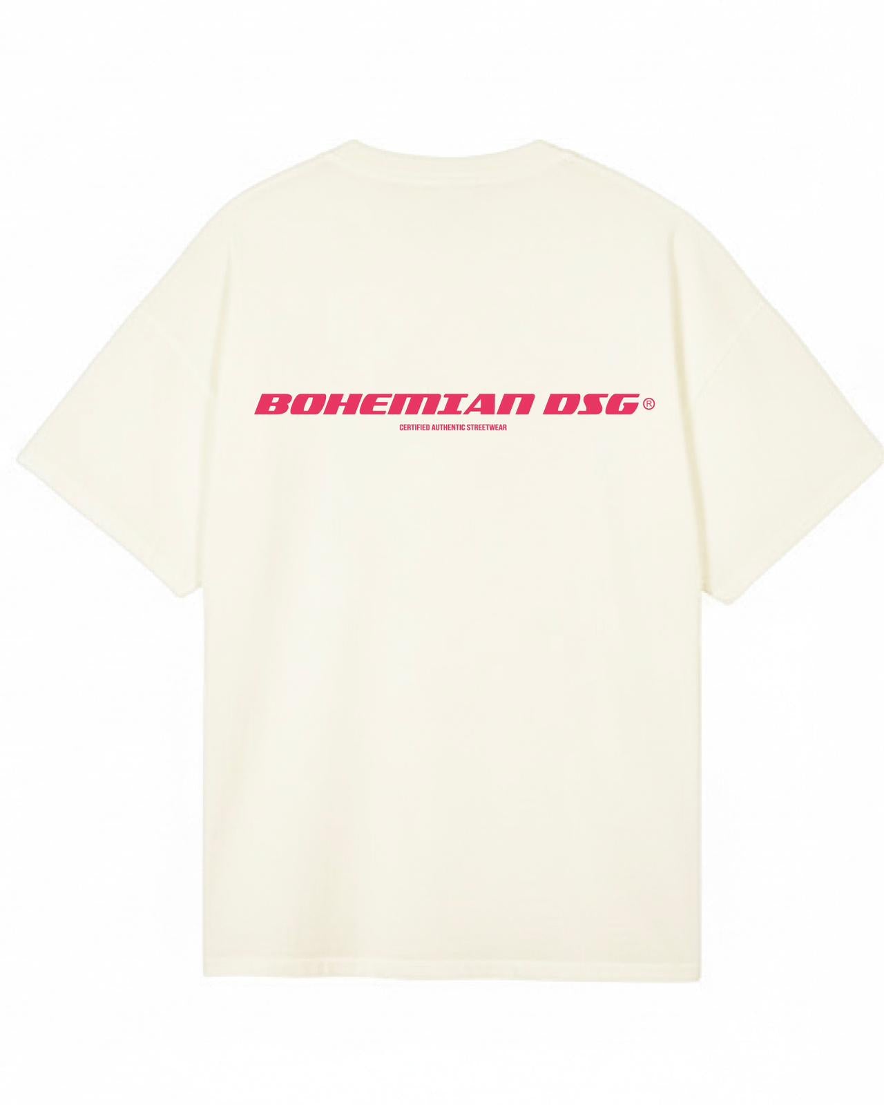 Remera Over BHN Off Rosa