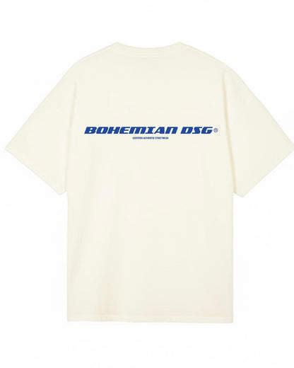 Remera Over BHN Off Blue