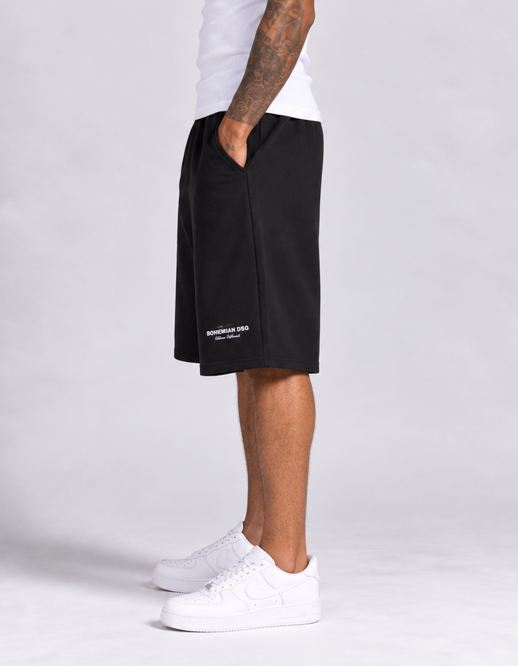 Bermuda BAGGY Deportiva Negro