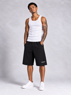 Bermuda BAGGY Deportiva Negro