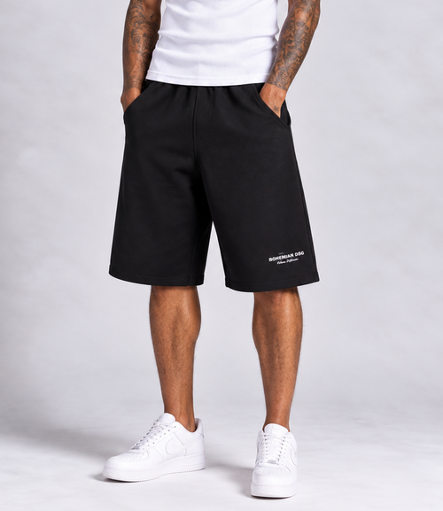Bermuda BAGGY Deportiva Negro