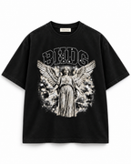 Remera Boxy Divine Black
