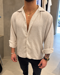 Camisa Fibrana Beige