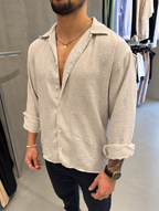 Camisa Fibrana Beige
