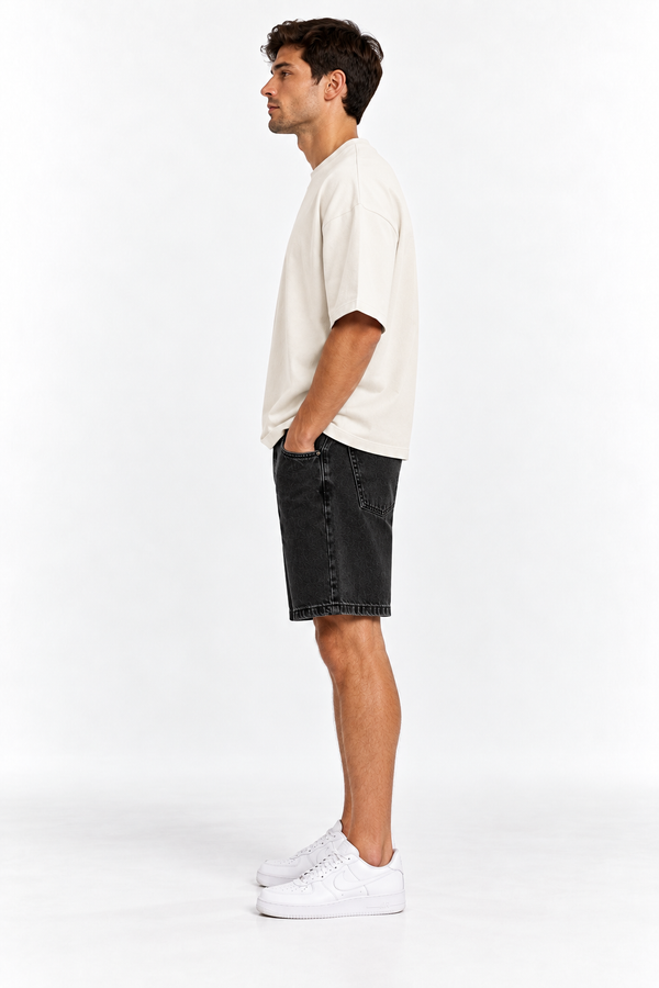 Bermuda Slouchy Black