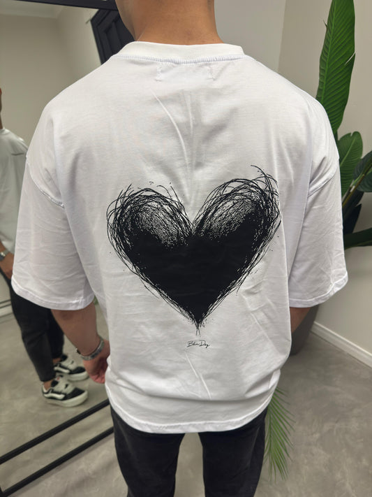 Remera Over White Love🤍