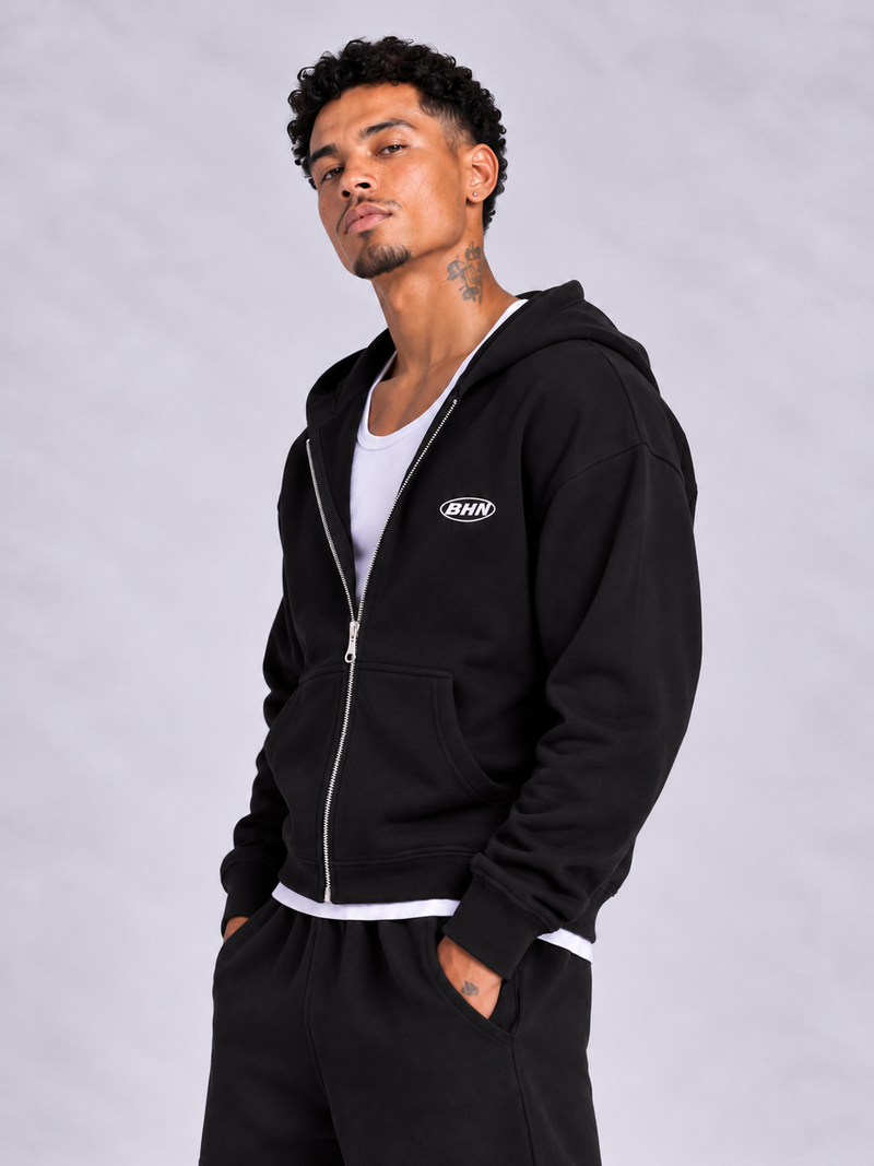 Campera Boxy Black