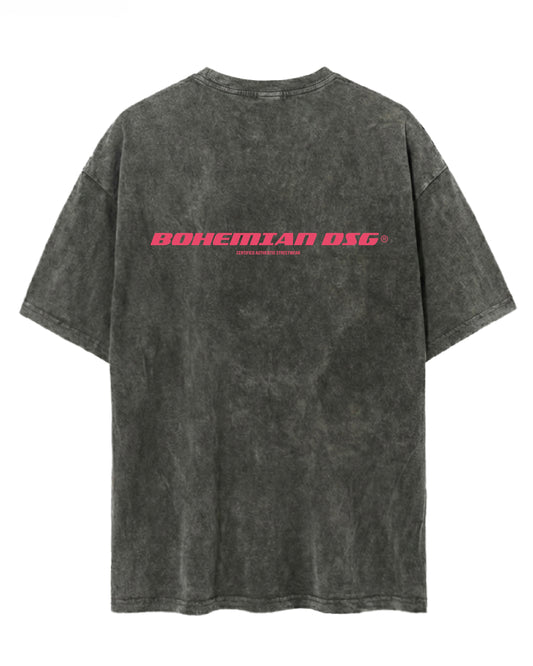 Remera Over Lavada Only Rosa